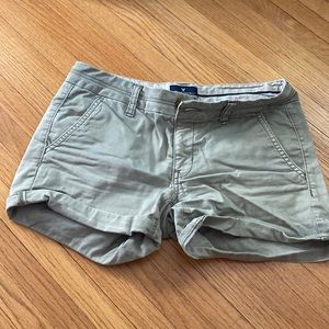 Green AEO shorts